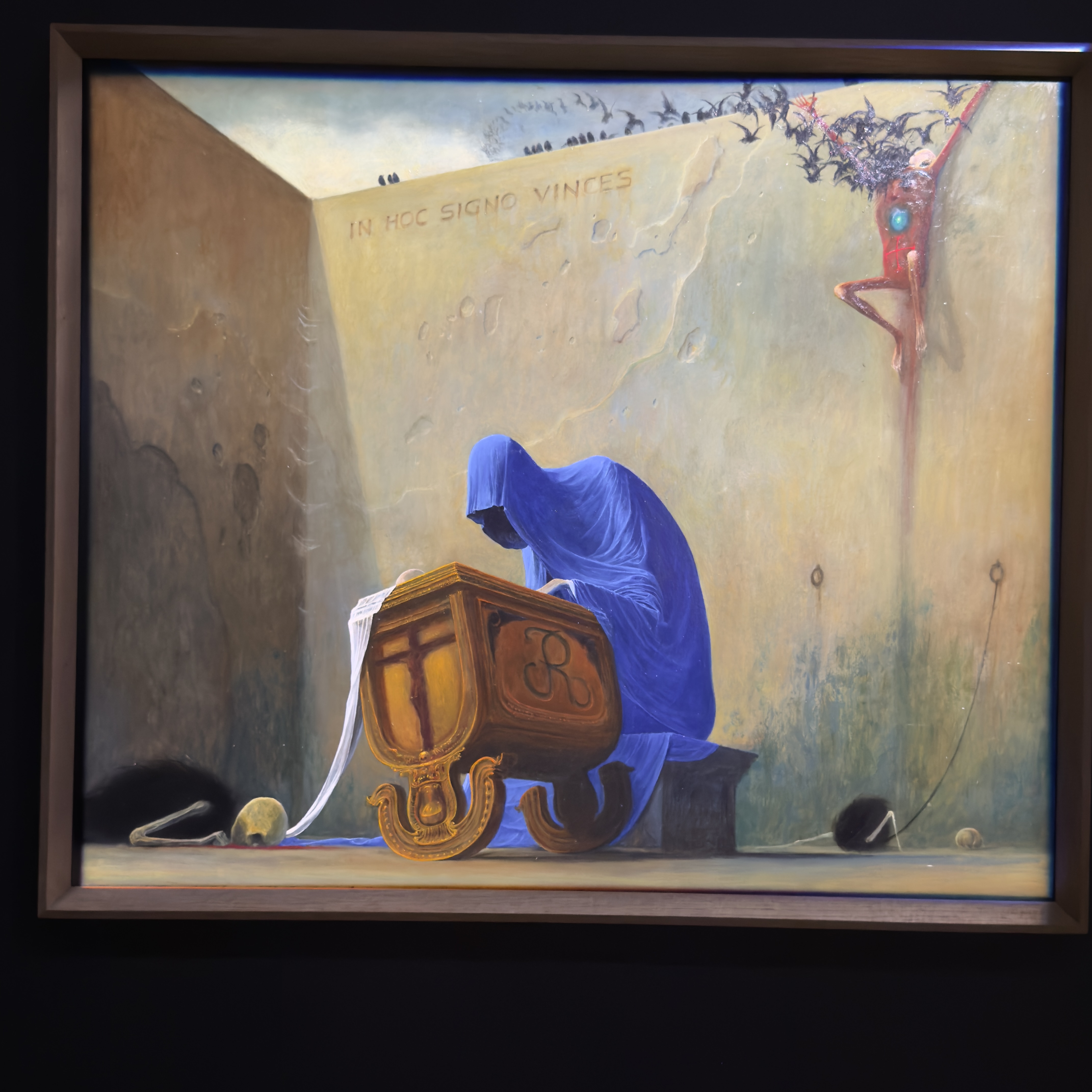 Beksiński exhibition in Krakow, photo 2 of 7