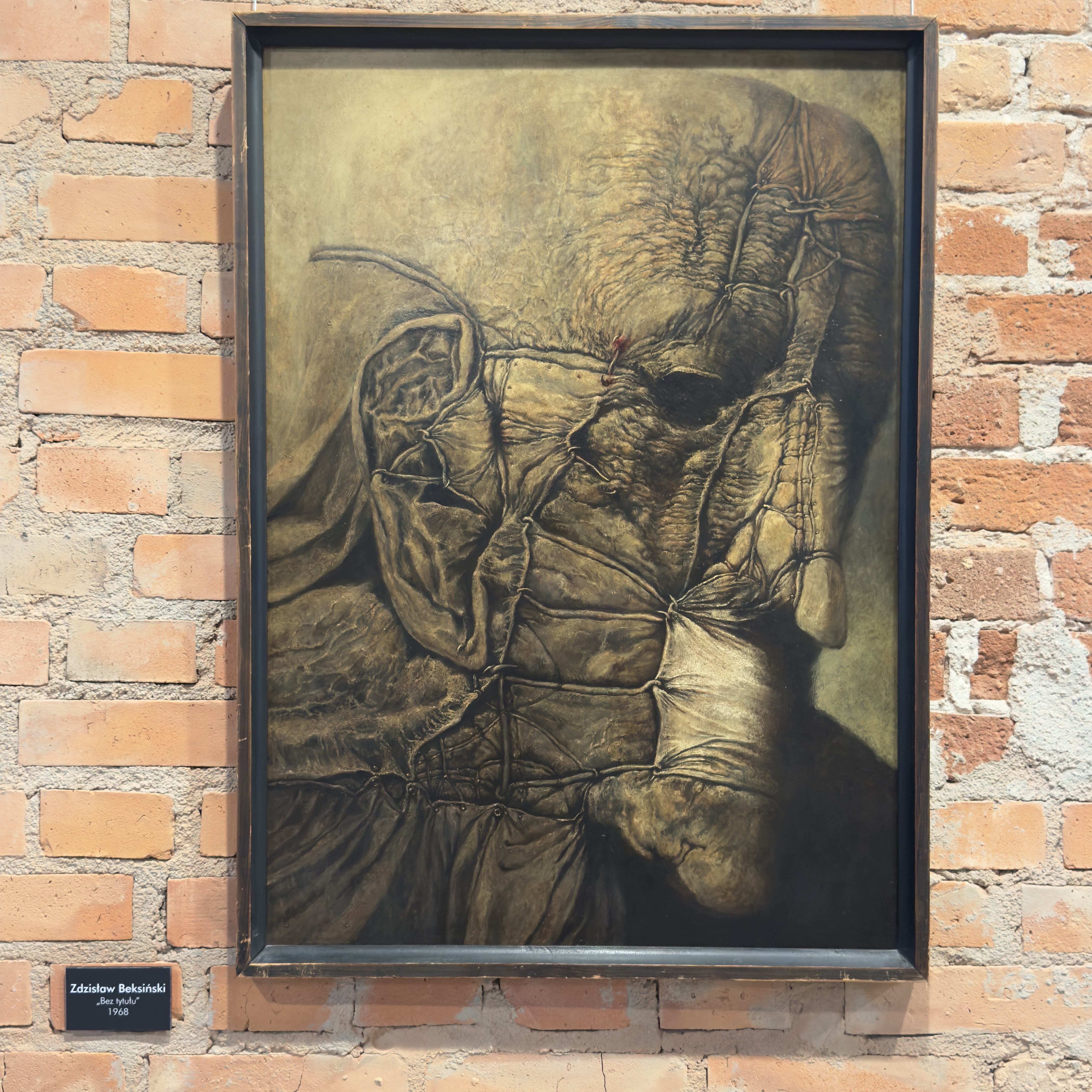 Beksiński at the Museum of Fantasy Art in Warsaw, photo 2 of 12